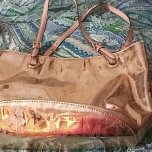 Michael kors gold purse large